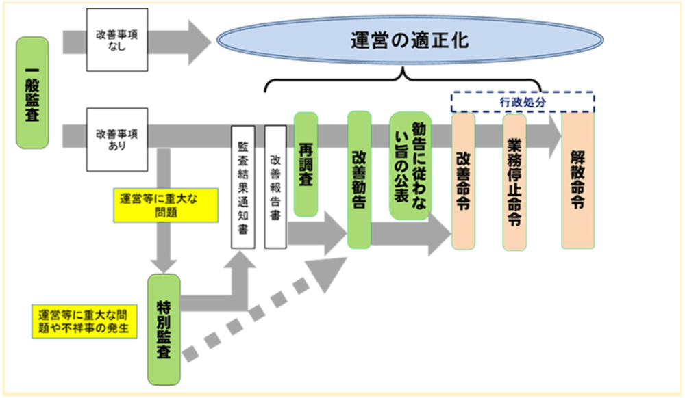 指導監査の流れ